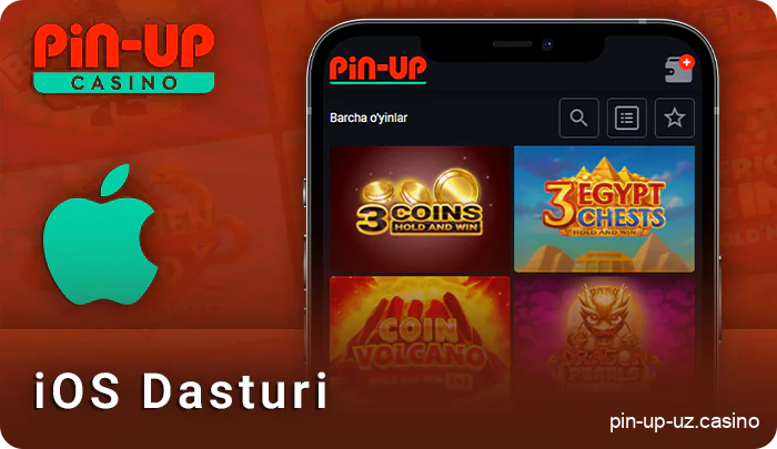 IOS ilovasi orqali PIN Up Casino o'ynash - qanday yuklab olish mumkin