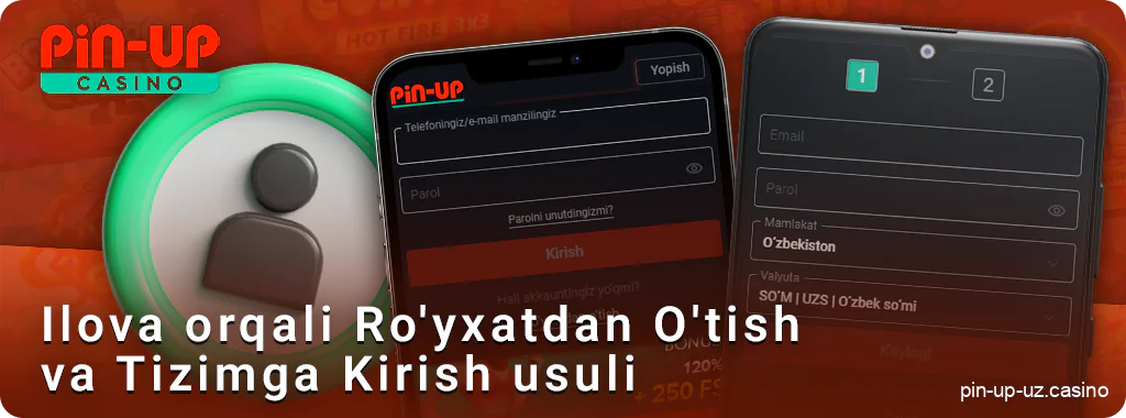 PIN Up saytida hisob yaratish - o'zbek futbolchilari uchun kirish