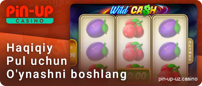 Haqiqiy pul bilan PIN Up Casino da o'ynashni boshlang